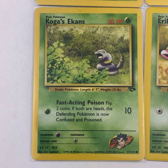 Pokemon Vintage Card Grass Type Lot L - Picture 4 of 10